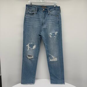 J. Crew Point Sur Retro High Rise Retro Straight Jean‎ Light Wash Size 30